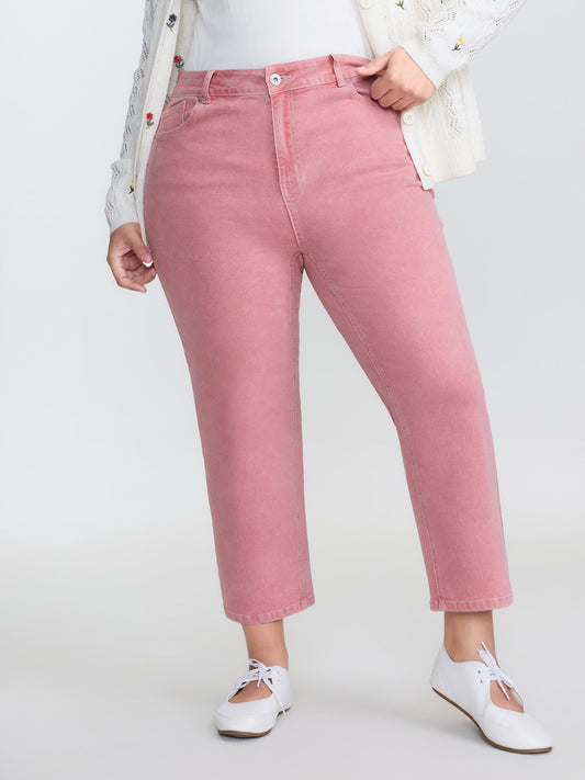 Stretchy Mid-Rise Bootcut Jeans