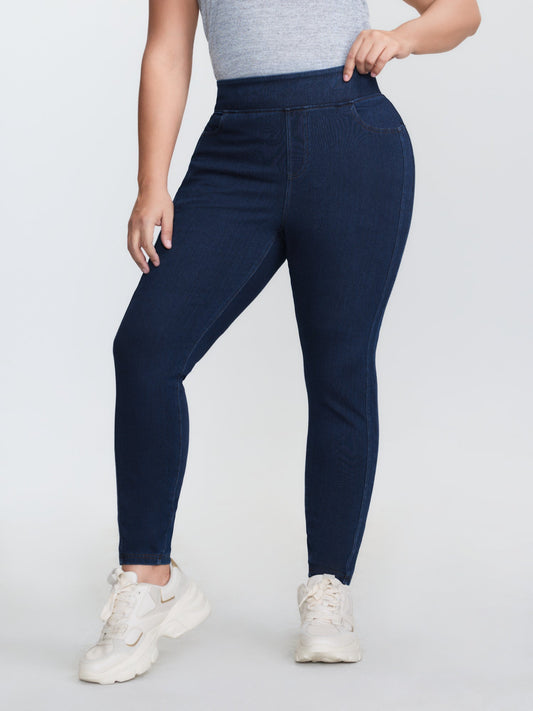 Supersoft Pull-On Wide Waistband Jeans